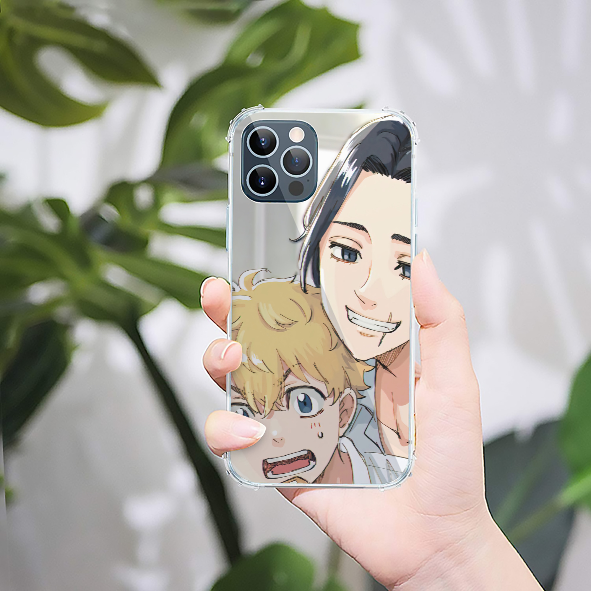 （画像用） 東京リベンジャーズ Tokyo Revengers 【iPhone 12シリーズ対応】透明スマホケース（クリアソフトケース）